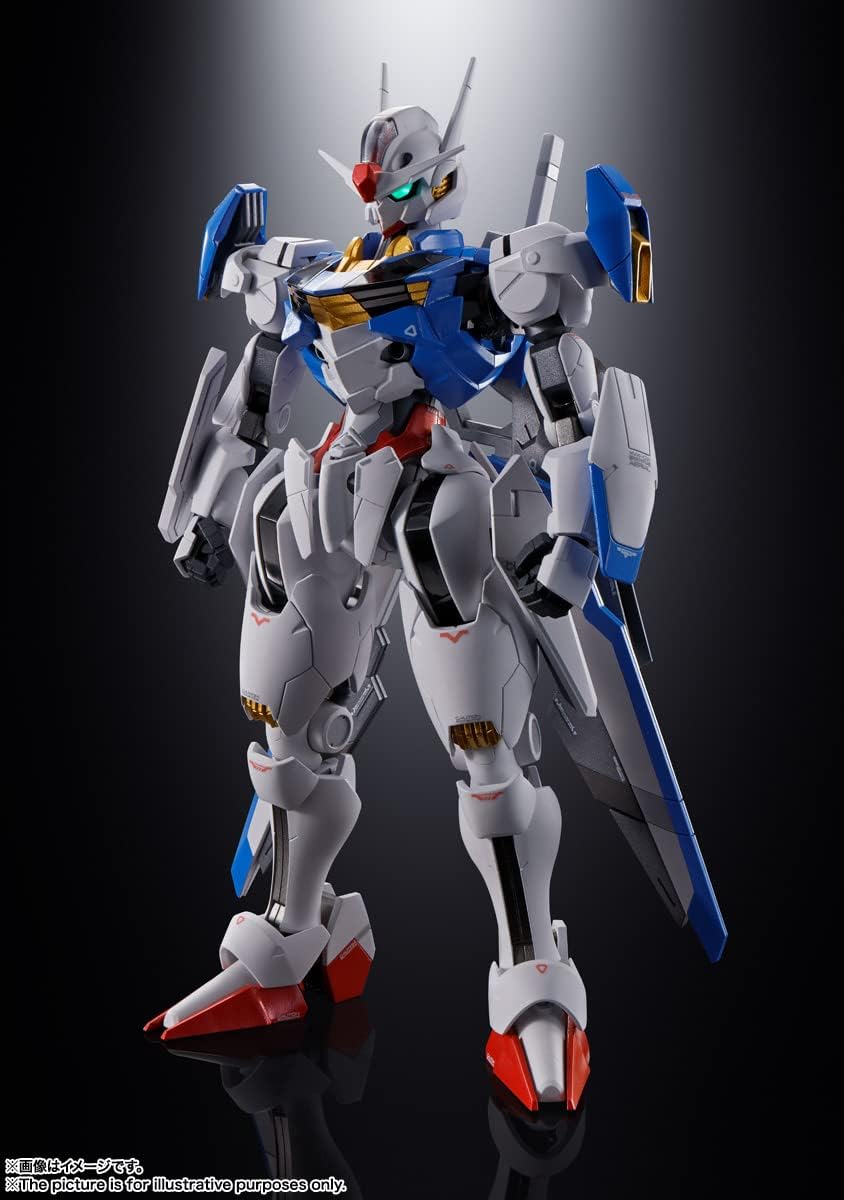 Chogokin Mobile Suit Gundam Mercury Witch Gundam Aerial Approx. 7.1 inches (180 mm), ABS & PVC & Die Cast Pre-painted Action Figure