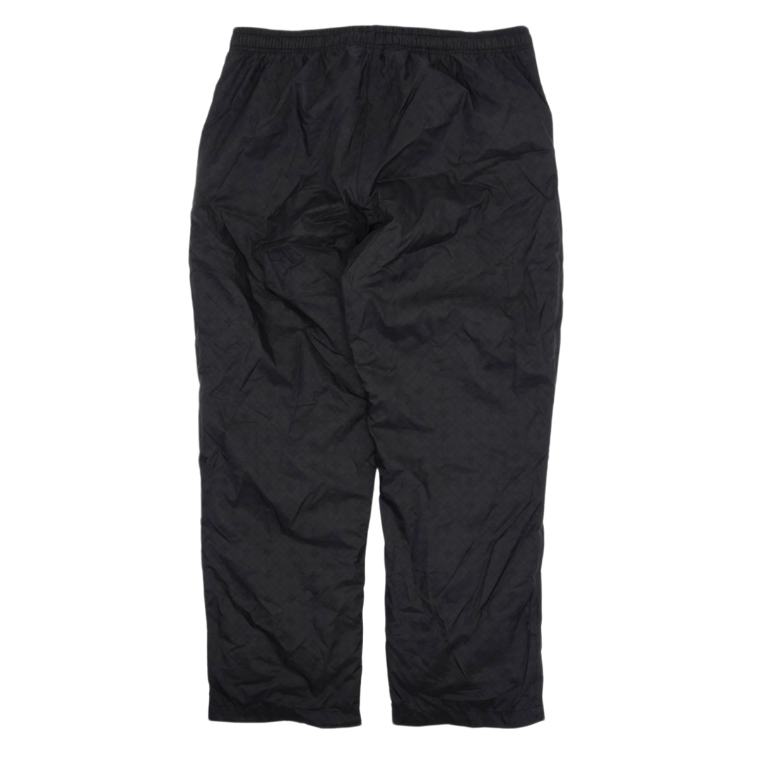 CHROME HEARTS 'BLACK MONOGRAM' NYLON TRACK PANTS