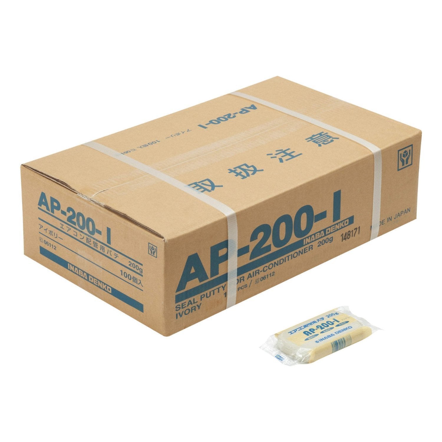 Inaba Denki Air Conditioner Sealing Putty 7.1 oz (200 g) Ivory AP-200-I