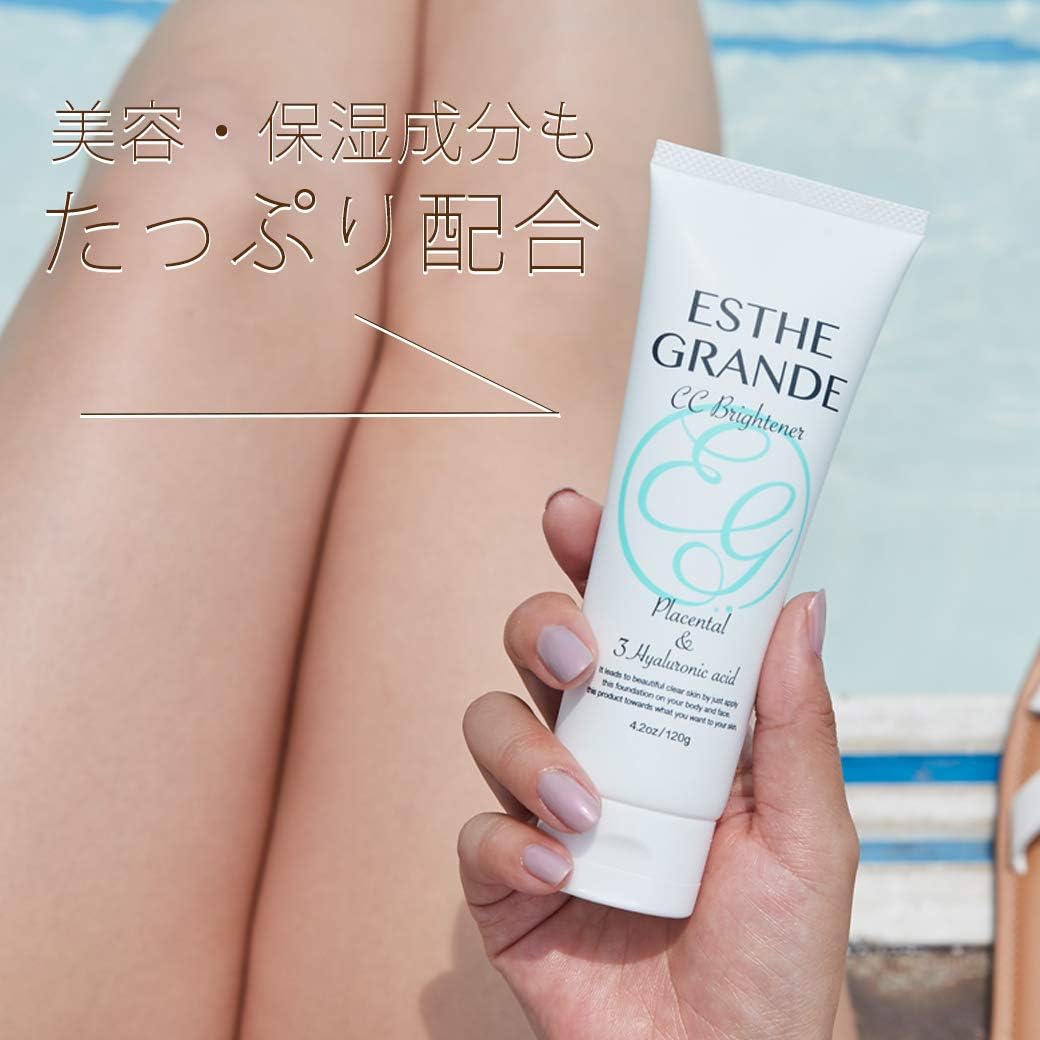 CC Cream: Este Grande CC Brightener 4.2 oz (120 g), Apply to Skin Instantly, Skin Whitener! Covers "Stains, Dullness, Redness, Pores, Color Unevenness"