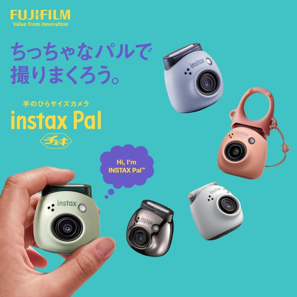 Fujifilm Instax Pal Lavender Blue Wide Angle Lens Multi Format Palm Size Camera INS PAL BLUE