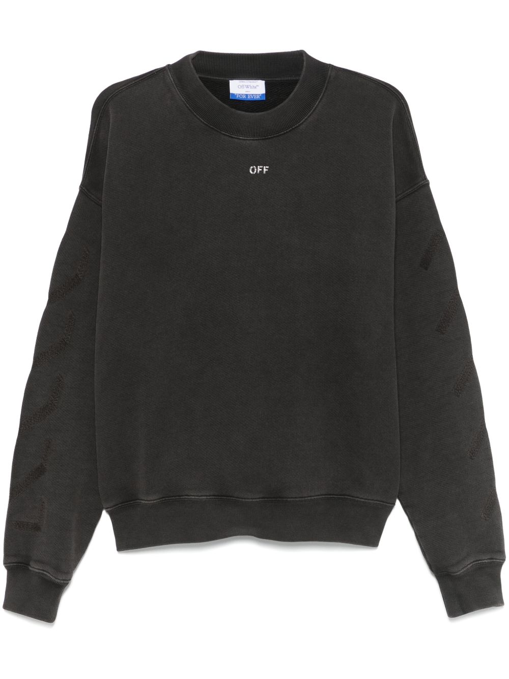 Off Off White Logo Cotton Sweatshirt - Image 2