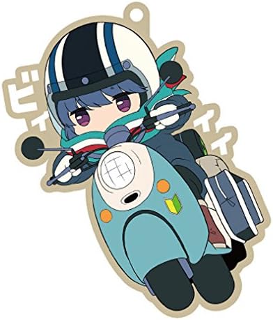 Laud-Back Camp “Kyaraido” Rubber Strap, Rin on a Scooter