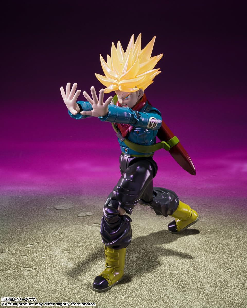 Bandai S.H. Figuarts SDCC 2024 Dragon Ball Super Future Trunks Super Saiyan Figure