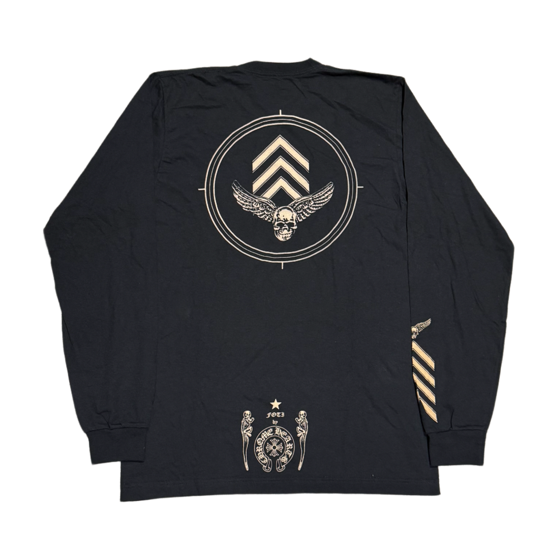 CHROME HEARTS X FOTI 'BLACK' LONGSLEEVE TEE