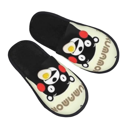 BAIYUAN Kumamon Slippers, Indoor, Men's, Stylish, Women's, Winter, Cute, For Guests, Washable, Toilet, Home, Work, Slippers, Unisex, Character Goods, Popular, Anime Gift