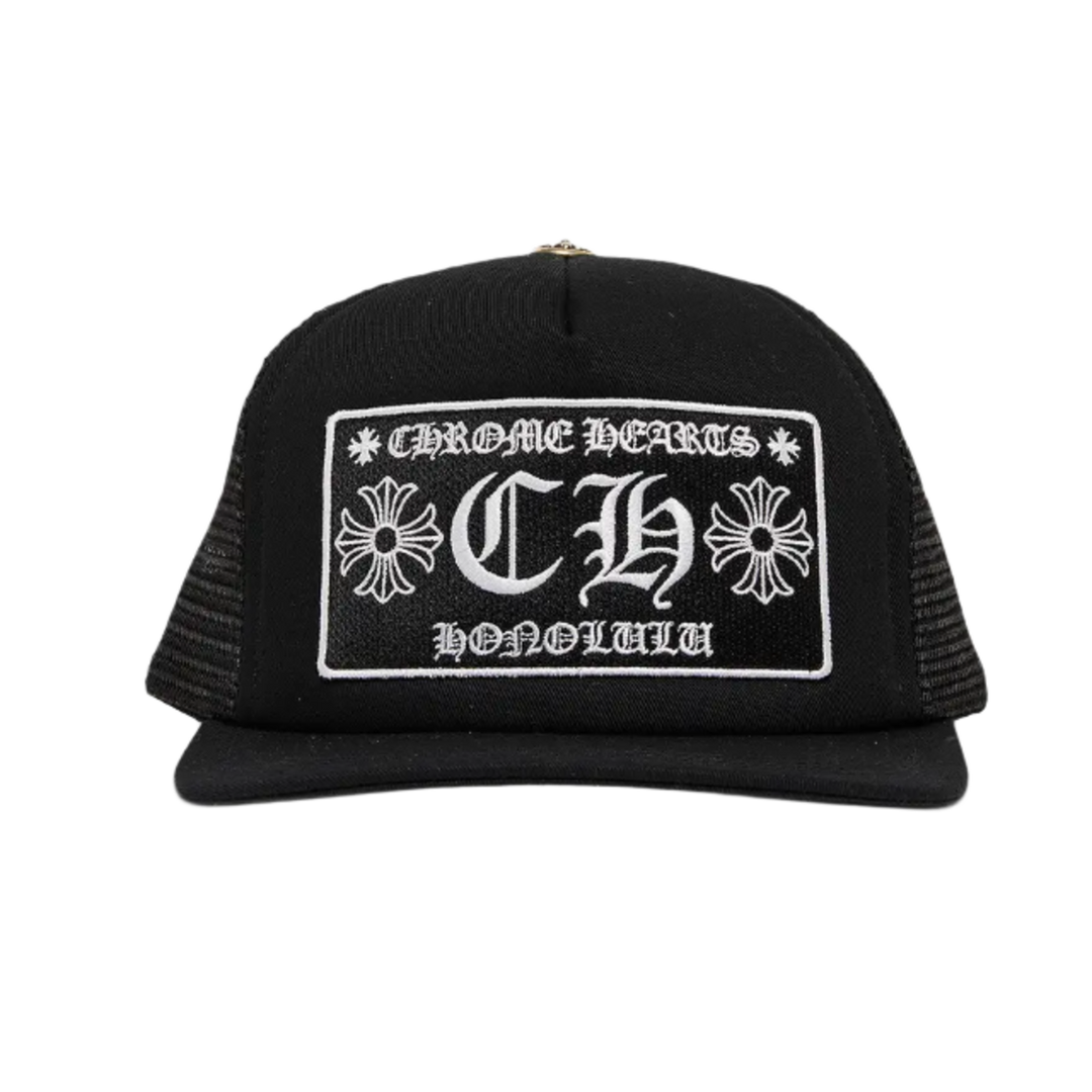 CHROME HEARTS HONOLULU TRUCKER HAT