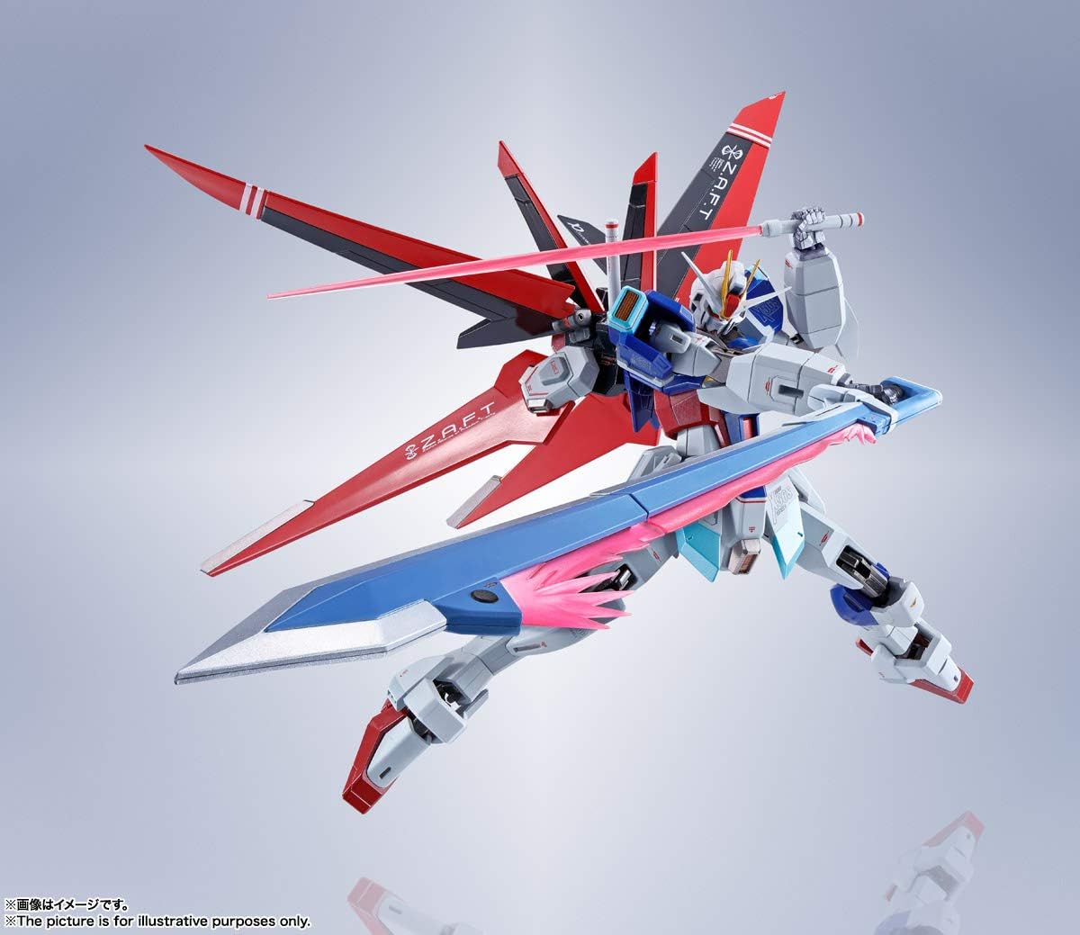 Metal Robot Spirits Mobile Suit Gundam SEED DESTINY Side MS Force Impulse Gundam, Approx. 5.5 inches (140 mm), ABS & PVC & Die Cast Pre-painted Action Figure