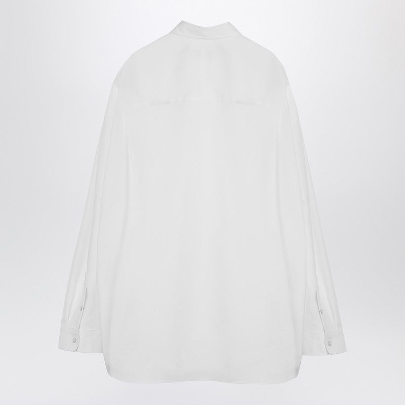 Balenciaga バレンシアガ大型フィットアウターウェアシャツ白 - Image 2