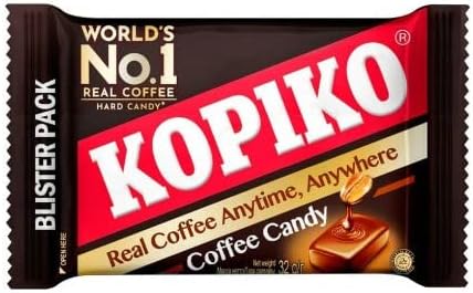 Kopico Coffee Candy Blister Pack, 1.1 oz (32 g) (8 Pieces) x 8 Bag Set, PSJ KOPIKO Coffee Candy Korean Drama, Korean Sweets, Candy