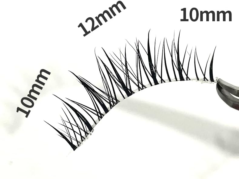 Natural False Eyelashes, 5 Pairs Popular, 3D Transparent Axis, Soft Core, Ultra Lightweight, Soft, Handmade, Actress Eyelashes, Cosplay Makeup, Easy for Beginners, Reusable, Thin Makeup, Lifestyle