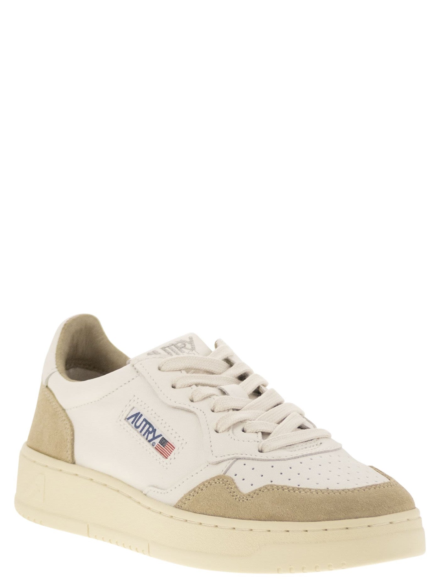 Autry Medalist Low Two Tone Leather Sneakers - Image 2