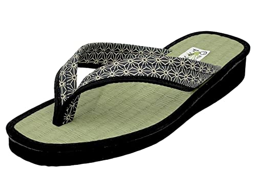 Daimei Shokai Men's Nose Strap Tatami Folding Japanese Pattern Japanese Style Sandals