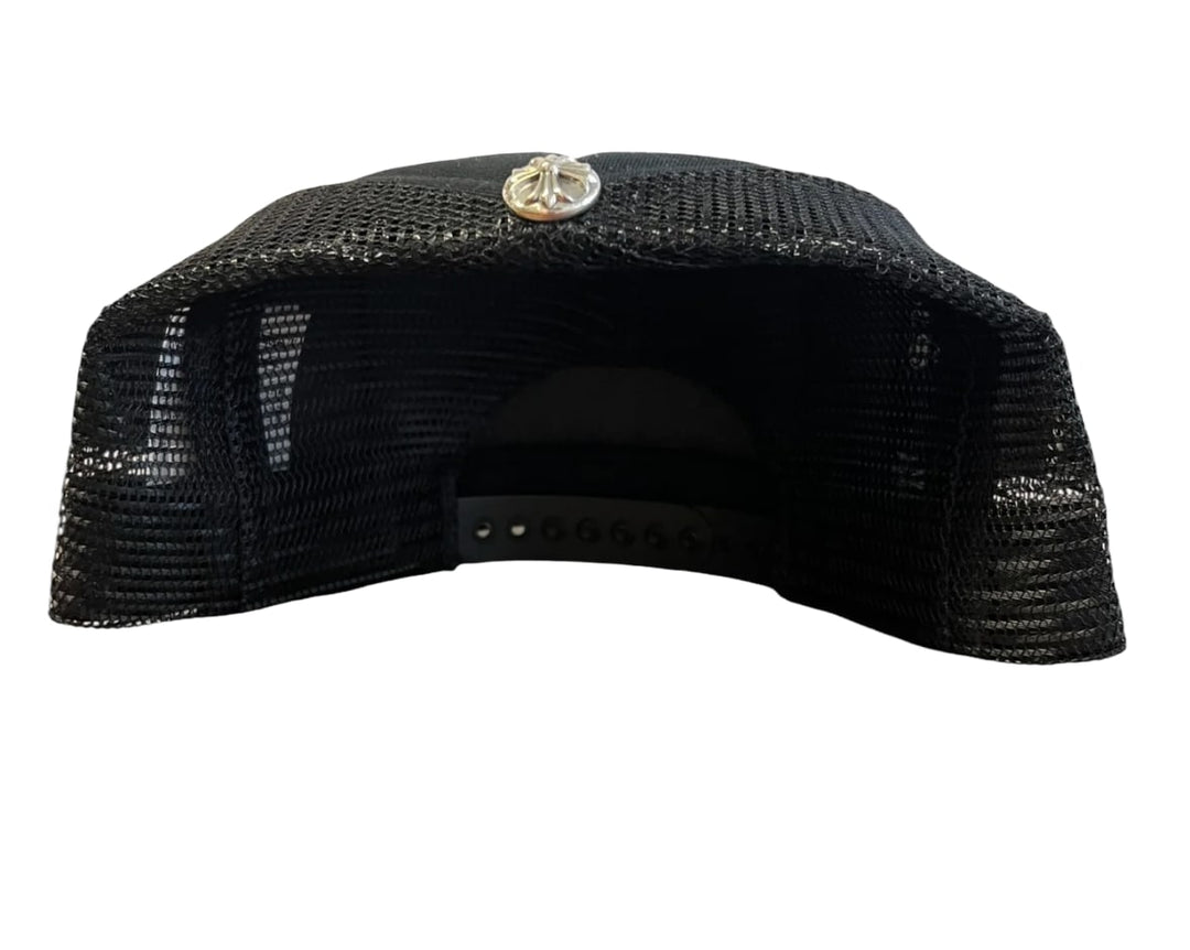 CHROME HEARTS 'MIAMI' BLACK TRUCKER HAT