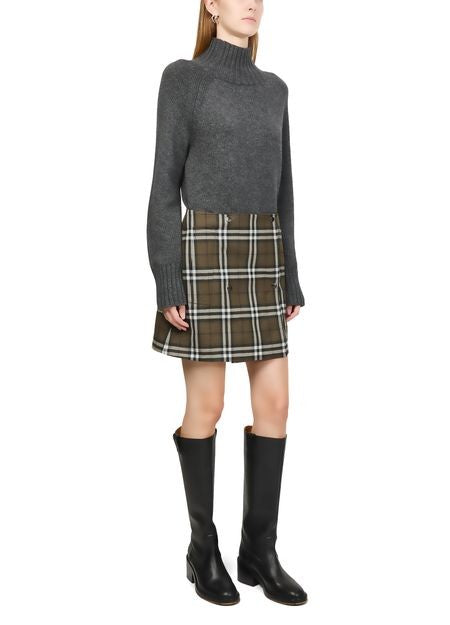 BURBERRY Buttoned mini skirt - Image 2
