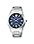 Seiko Dolce Dress Design, Titanium Solar Radio, Men's, silver/navy, Wristwatch, Solar Radio, Titanium Model, Navy Dial