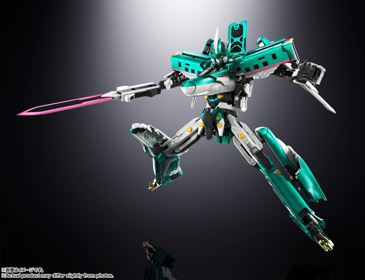 TAMASHII NATIONS Soul of Chogokin GX-115 Shinkansen Transforming Robot, Shinkalion, E5 Hayabusa, Approx. 10.2 inches (260 mm), ABS & Die Cast, Pre-painted Action Figure