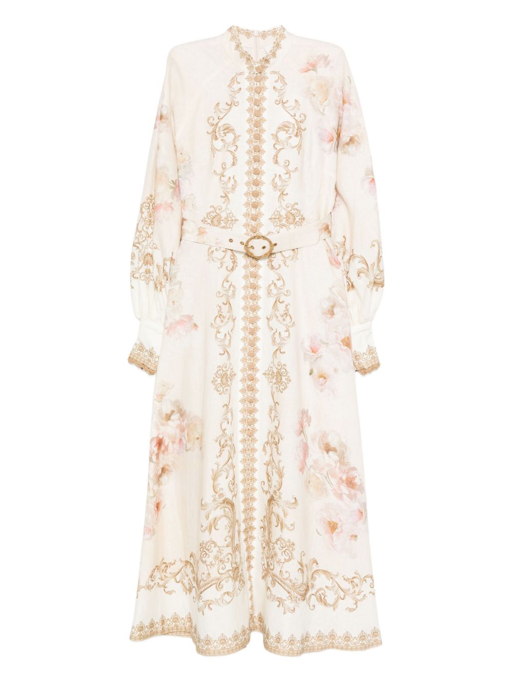 Zimmermann ジマーマンプリントリネンミディドレス - Image 2