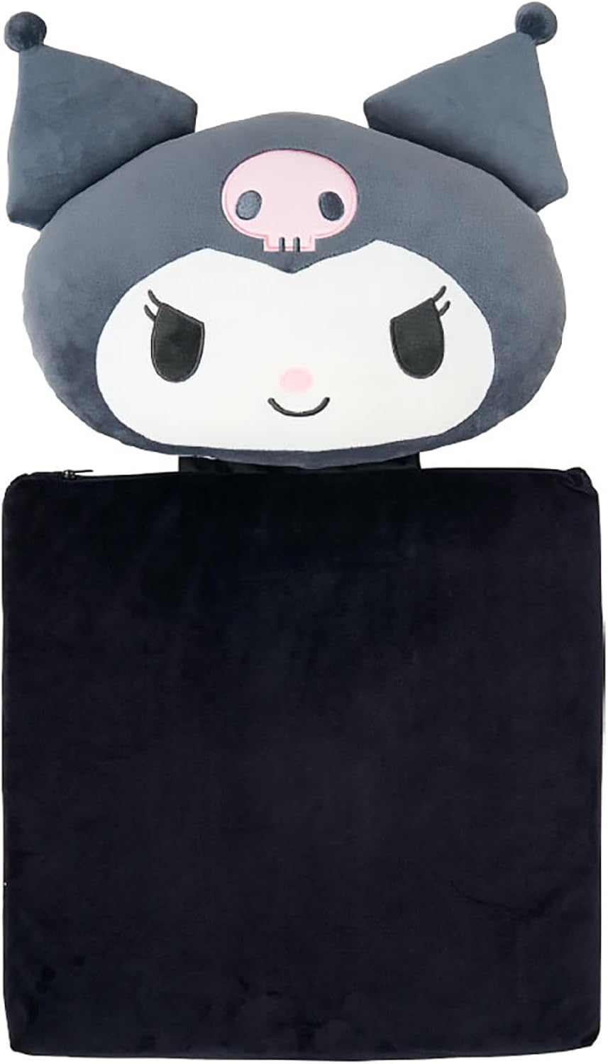 Sanrio (SANRIO) Back Support Seat Cushion, Kuromi, Car Supplies, Car Goods, Cushion, 548405