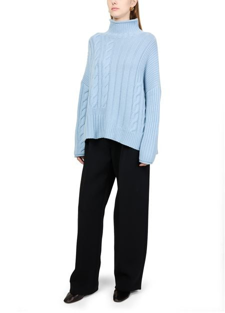 BOMPARD Oversized high-neck cable knit sweater - Image 2
