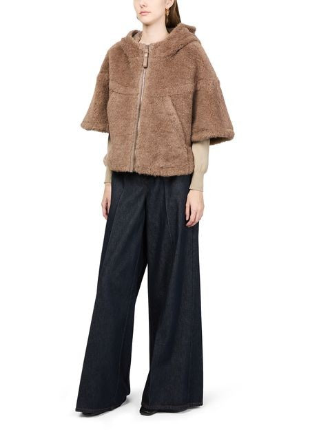 MAX MARA Petalo Teddy cape - Image 2