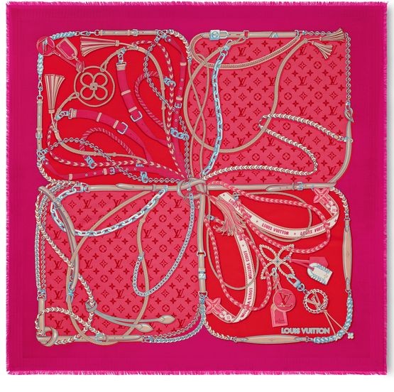 LOUIS VUITTON Mix & Straps Shawl - Image 2