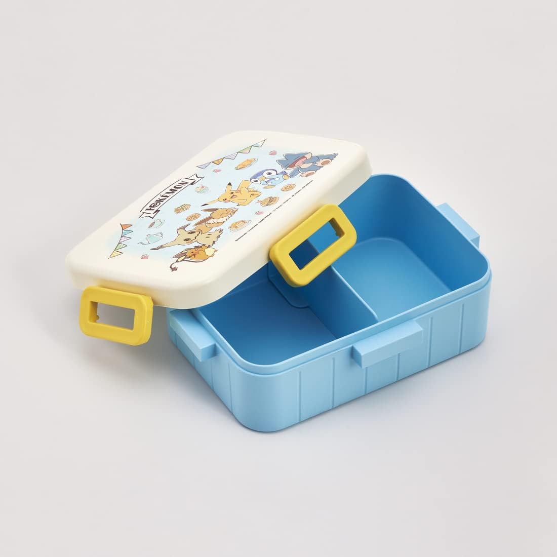 Skater YZFL7AG-A Women's Bento Box, 4-Point Lock, Antibacterial, 22.0 fl oz (650 ml), Dishwasher Safe, Leak Resistant, Made in Japan, Pokemon, Cafe Art