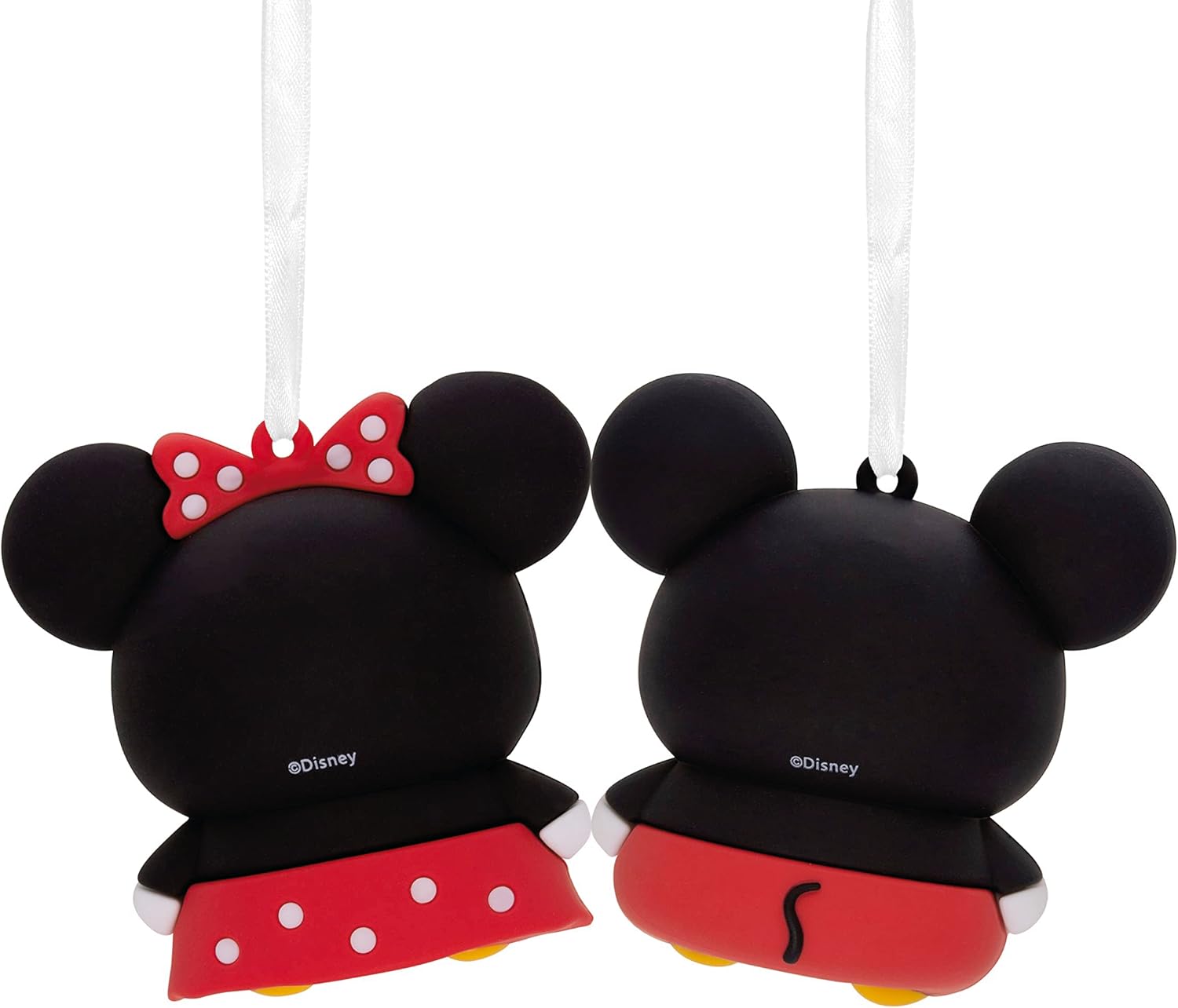 Hallmark Better Together Disney - Adornos magnéticos de Navidad de Mickey y Minnie, juego de 2