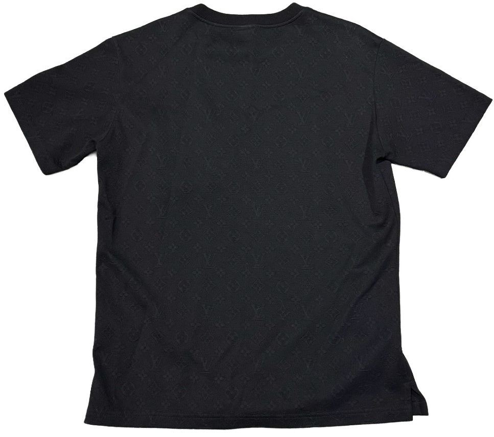 LOUIS VUITTON 'BLACK' MONOGRAM POCKET TEE