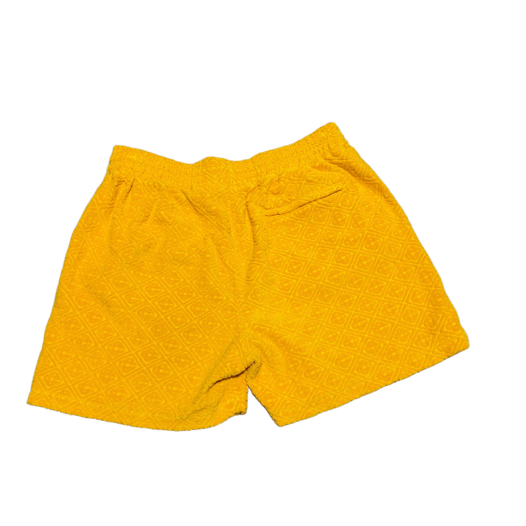 CASABLANCA 'YELLOW' TERRY CUBAN SHORTS