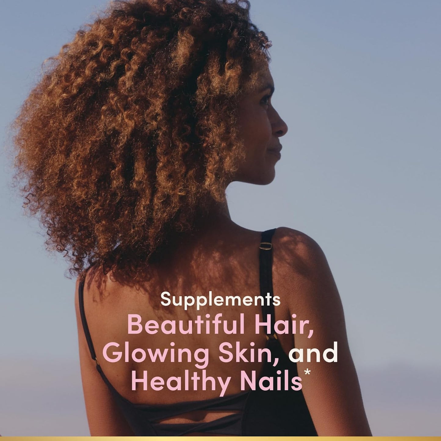 Nature's Bounty, Optimal Solutions, Biotin and Collagen Blend, Tropical Citrus Flavor, 80 Gummies