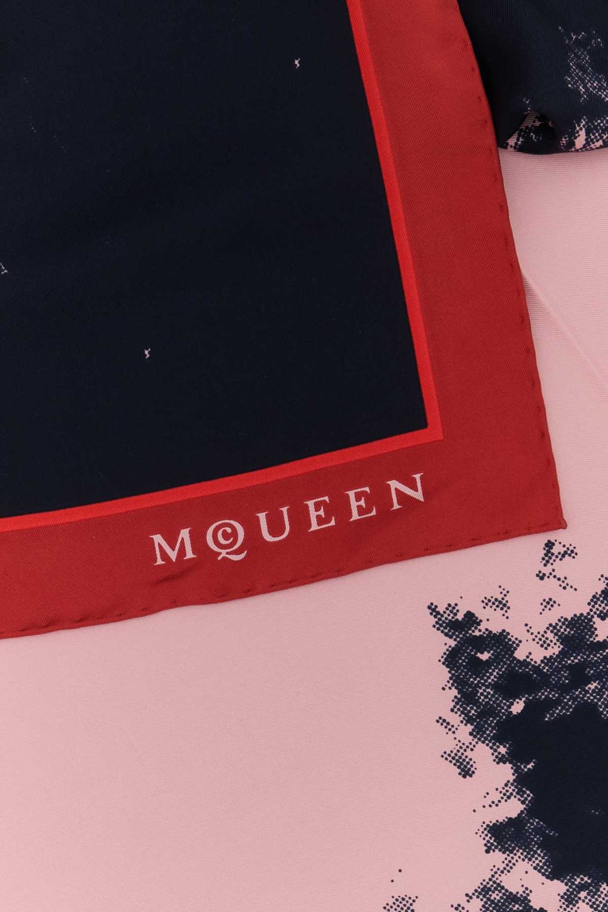 Alexander Mcqueen アレクサンダー・マックイーン印刷されたTwill Foulard - Image 2