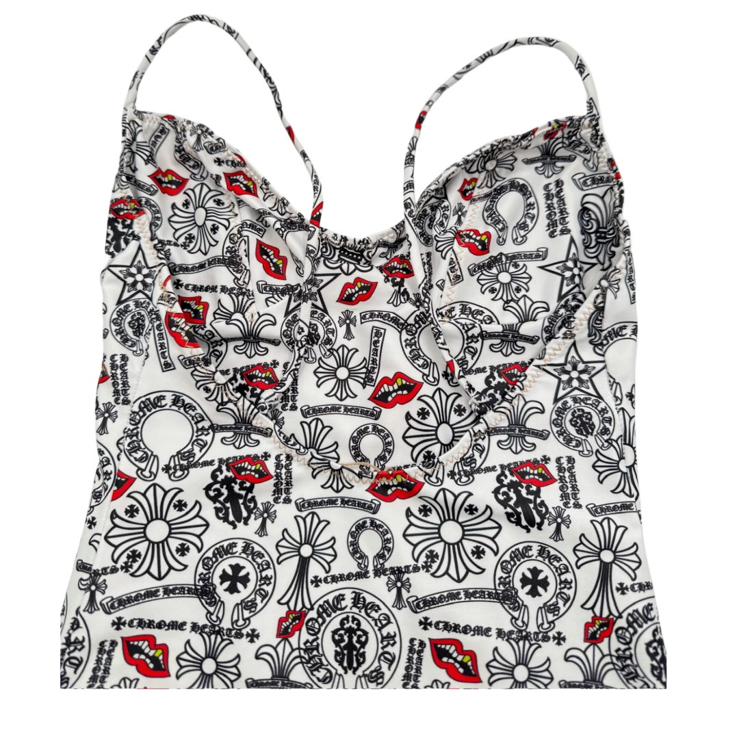 CHROME HEARTS MATTY BOY 'CHOMPER' ONE PIECE SWIMSUIT
