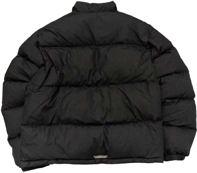 CHROME HEARTS 'BLACK' MONOGRAM PRINT PUFFER JACKET