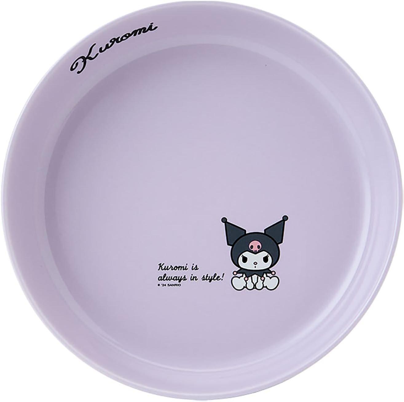 Sanrio 186082 Plate, 8.3 inches (21 cm), Chromi, Microwave, Dishwasher, Dish-Dryer, Ceramic, Curry Plate, Pasta Plate
