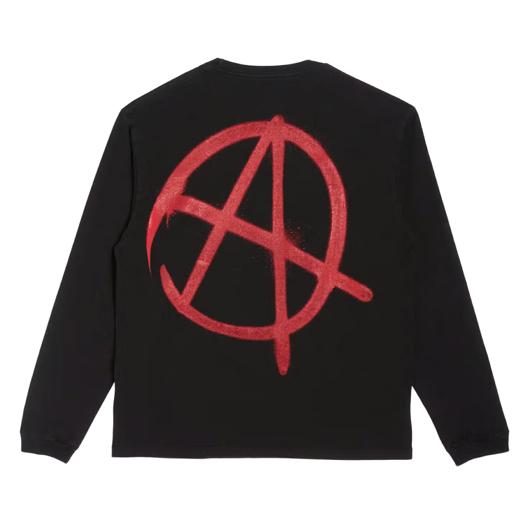 GALLERY DEPT. 'ANARCHY' WASHED BLACK LONGSLEEVE