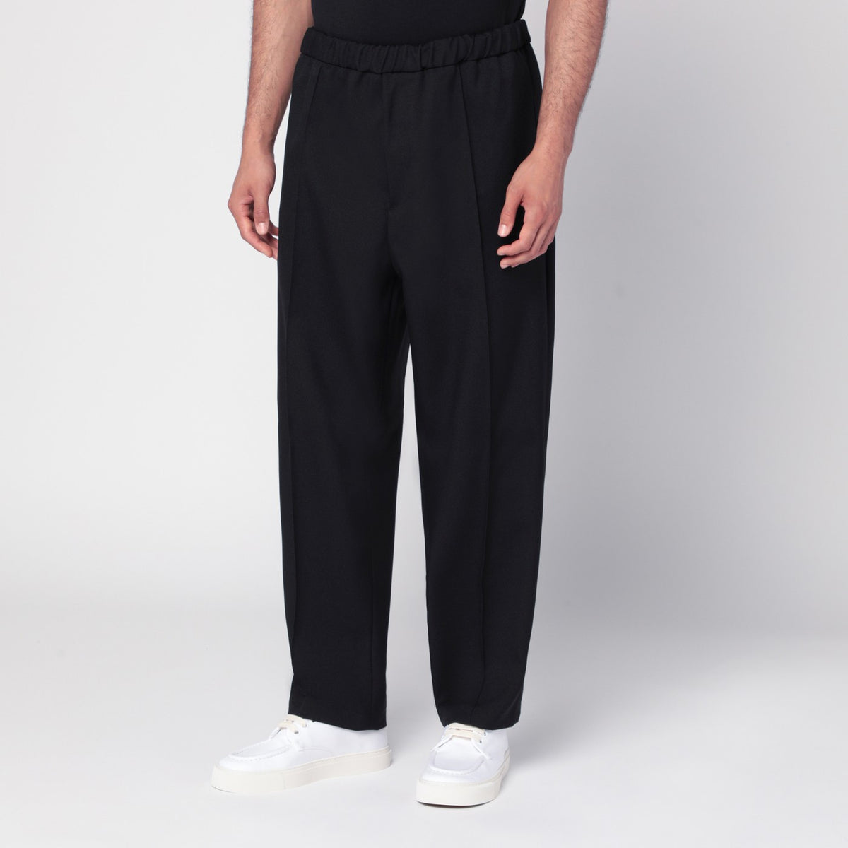 Jil Jil Sander Black Technical Gabardineズボン - Image 2