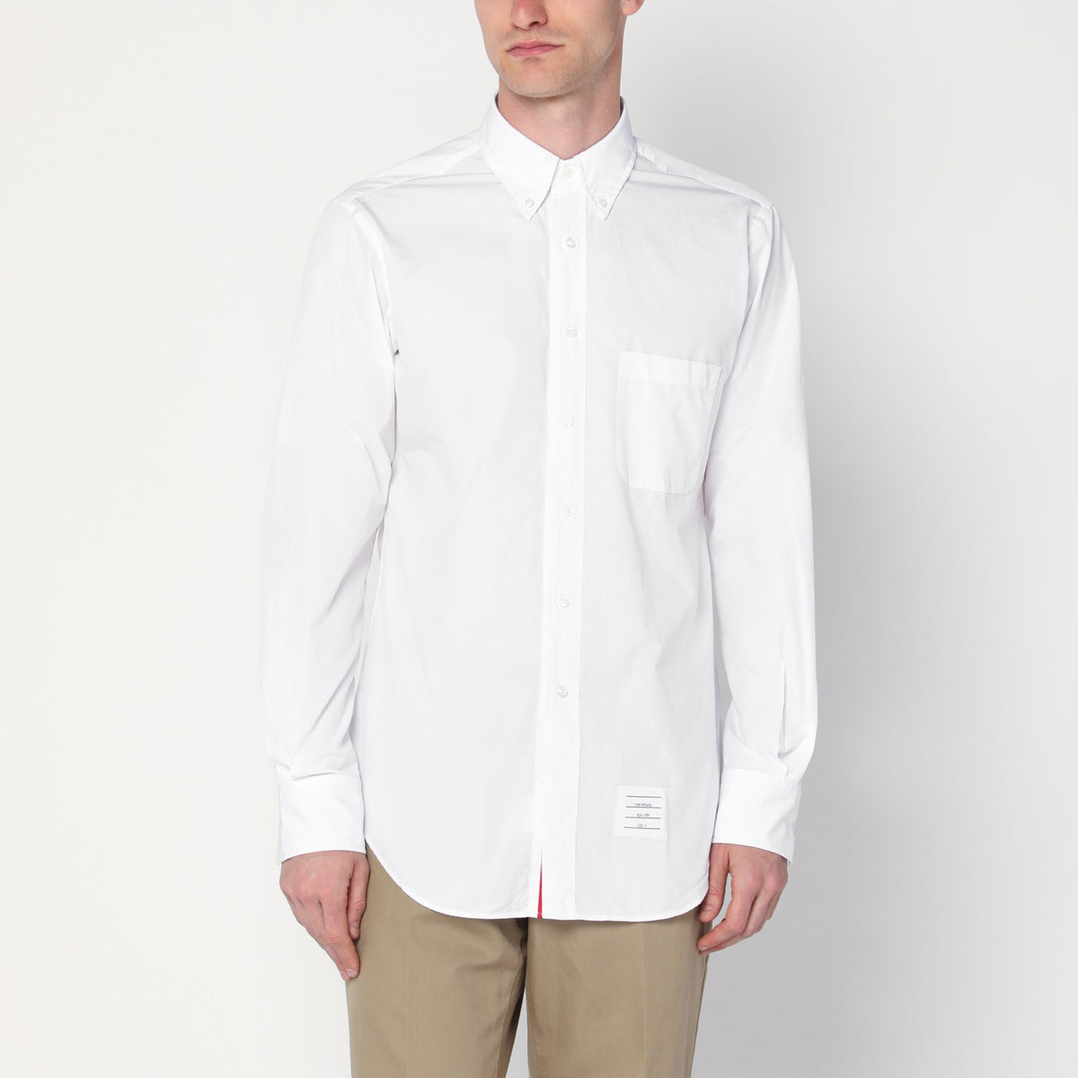 Thom Thom Browne White Button Down Cotton Shirt - Image 2