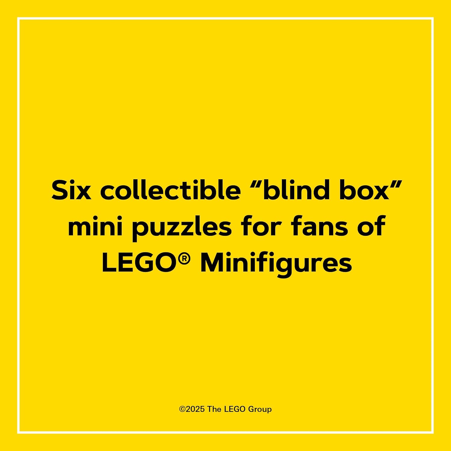 Lego Mystery Minifigure Mini Puzzle: 126-piece Puzzle Christmas Edition