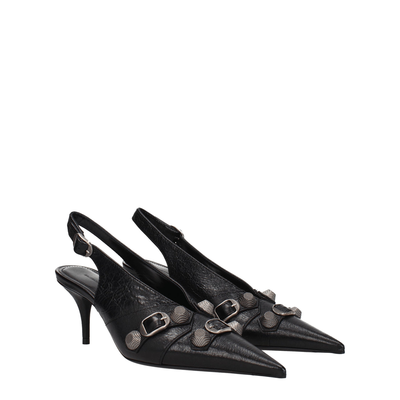 Balenciaga Sandals Cagole Woman Leather Black - Image 2