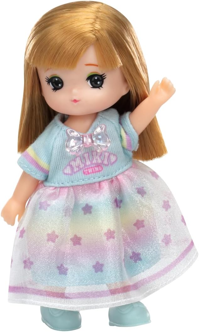 Takara Tomy Licca-chan Doll LD-21 Happy Twins Miki-chan Dress Up Play Toy For Ages 3 Years Old