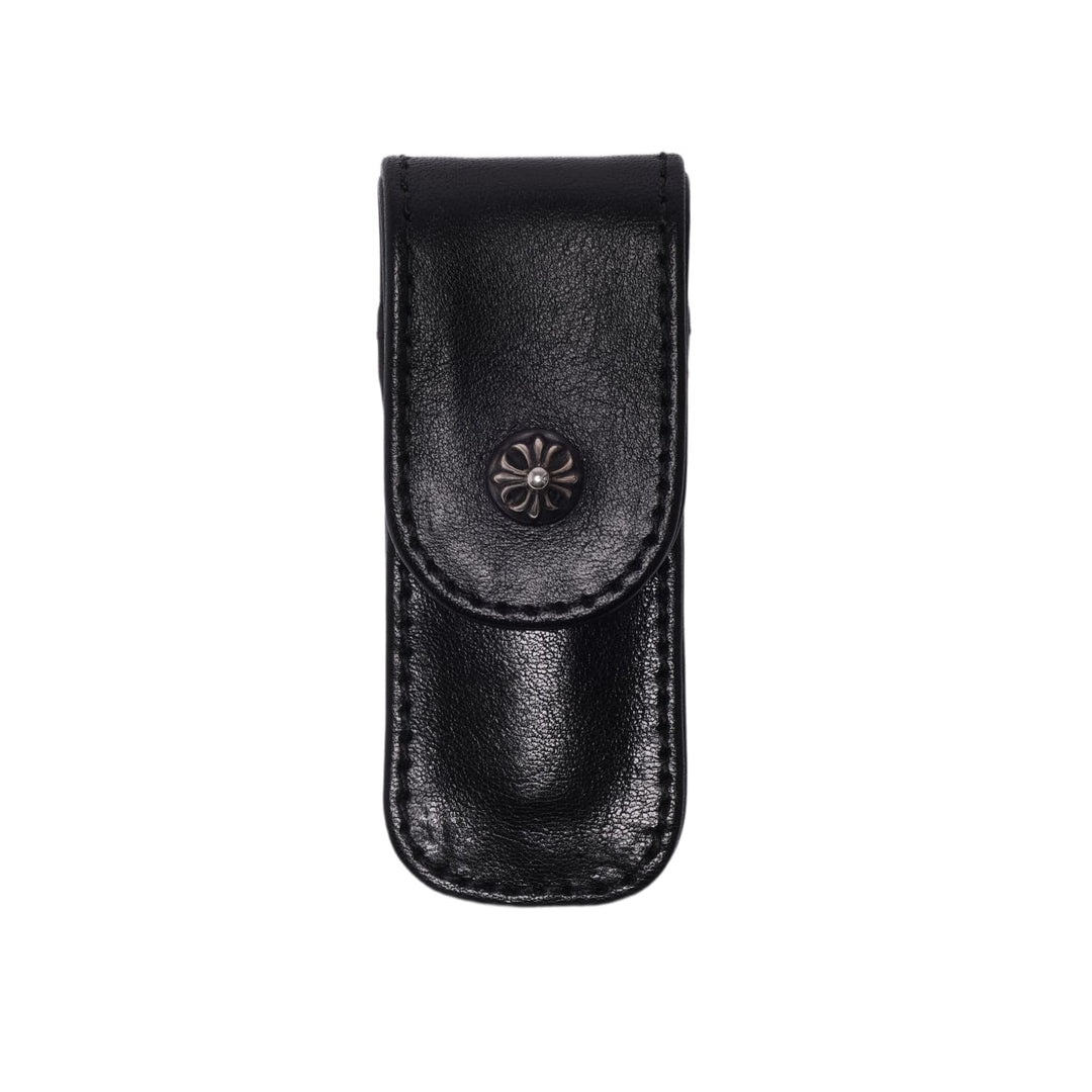 CHROME HEARTS 'METAL TOOTHPICK' LEATHER HOLDER