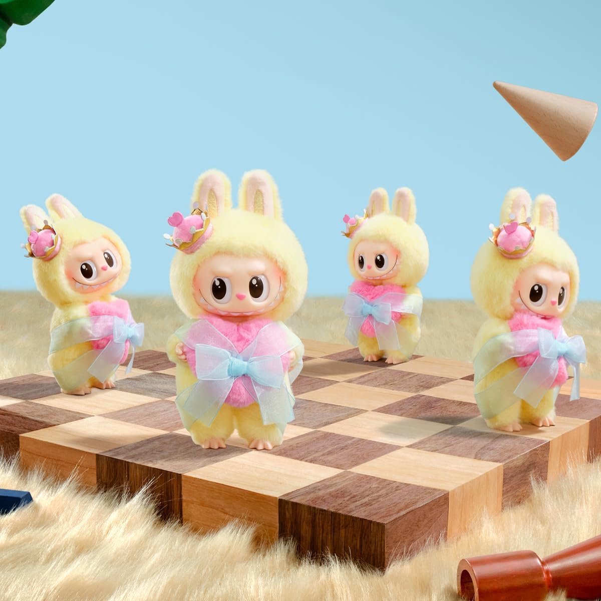 POP MART THE MONSTERS Let's Checkmate Plush Pendant
