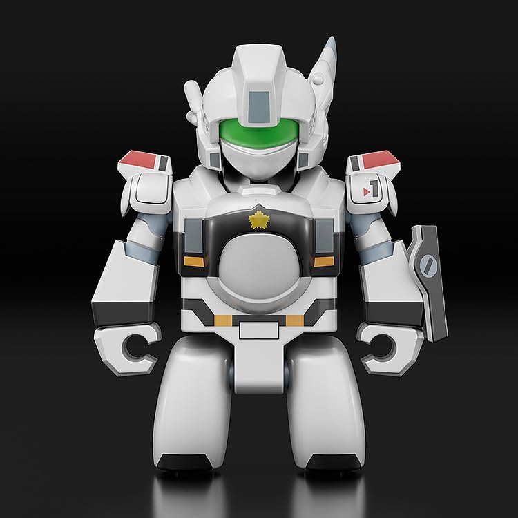 Good Smile Company Mobile Police Patlabor Brickroid AV-98 Ingram No. 1 Plastic Painted Action Figure, Non-scale, Includes Exclusive Stand, Total Height Approx. 2.0 inches (50 mm)