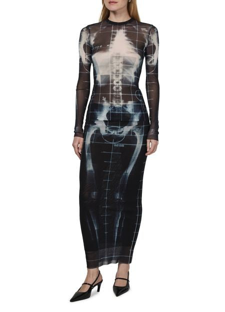 JEAN PAUL GAULTIER squeletor メッシュ混 長袖トップス - Image 2