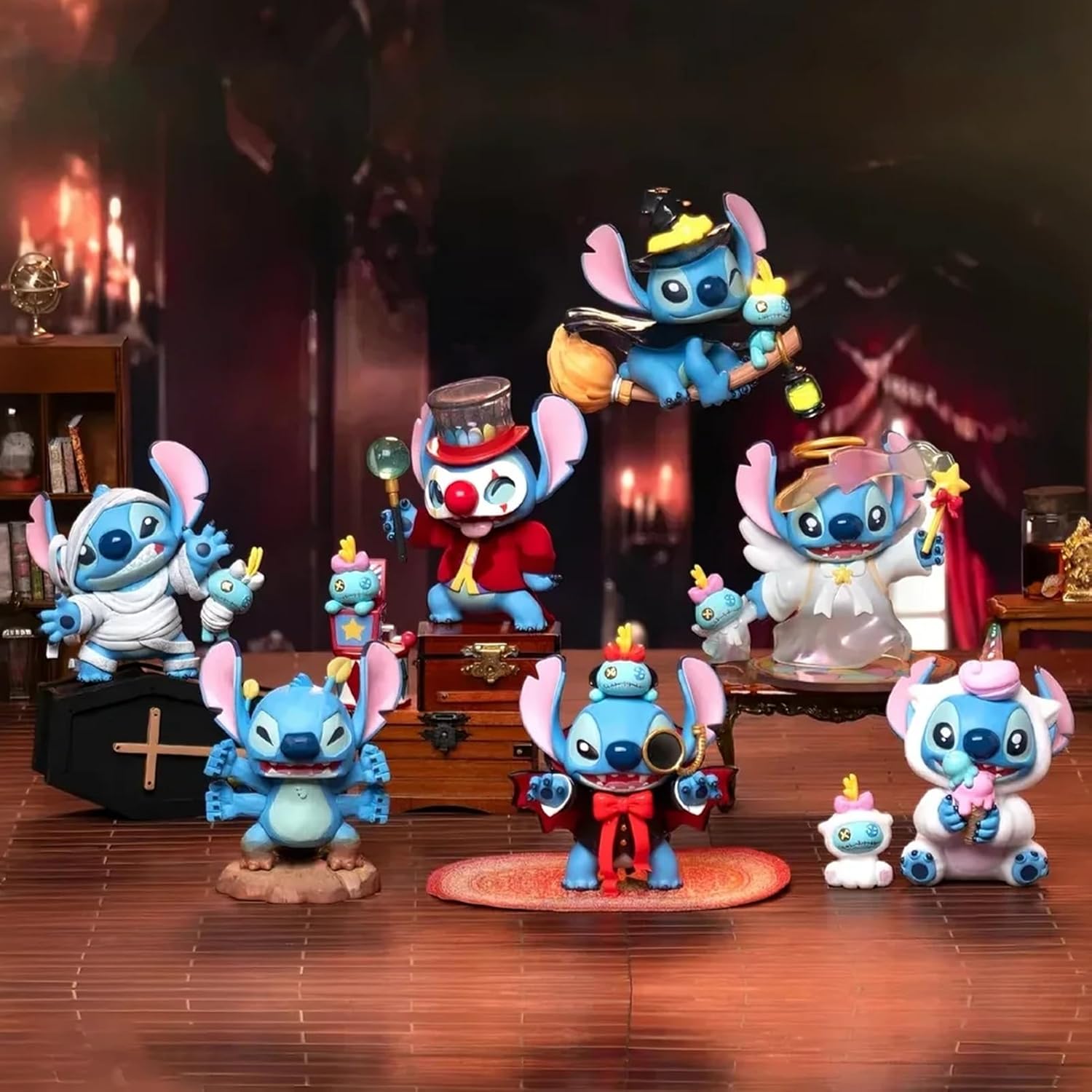 TOP TOY Disney Stitch Fanny Diary 2.0 Series [1 Piece] Plush Toy Blind Box Figure Soft Vinyl PVC Premium Toy Birthday Present for Disney Character Collectors