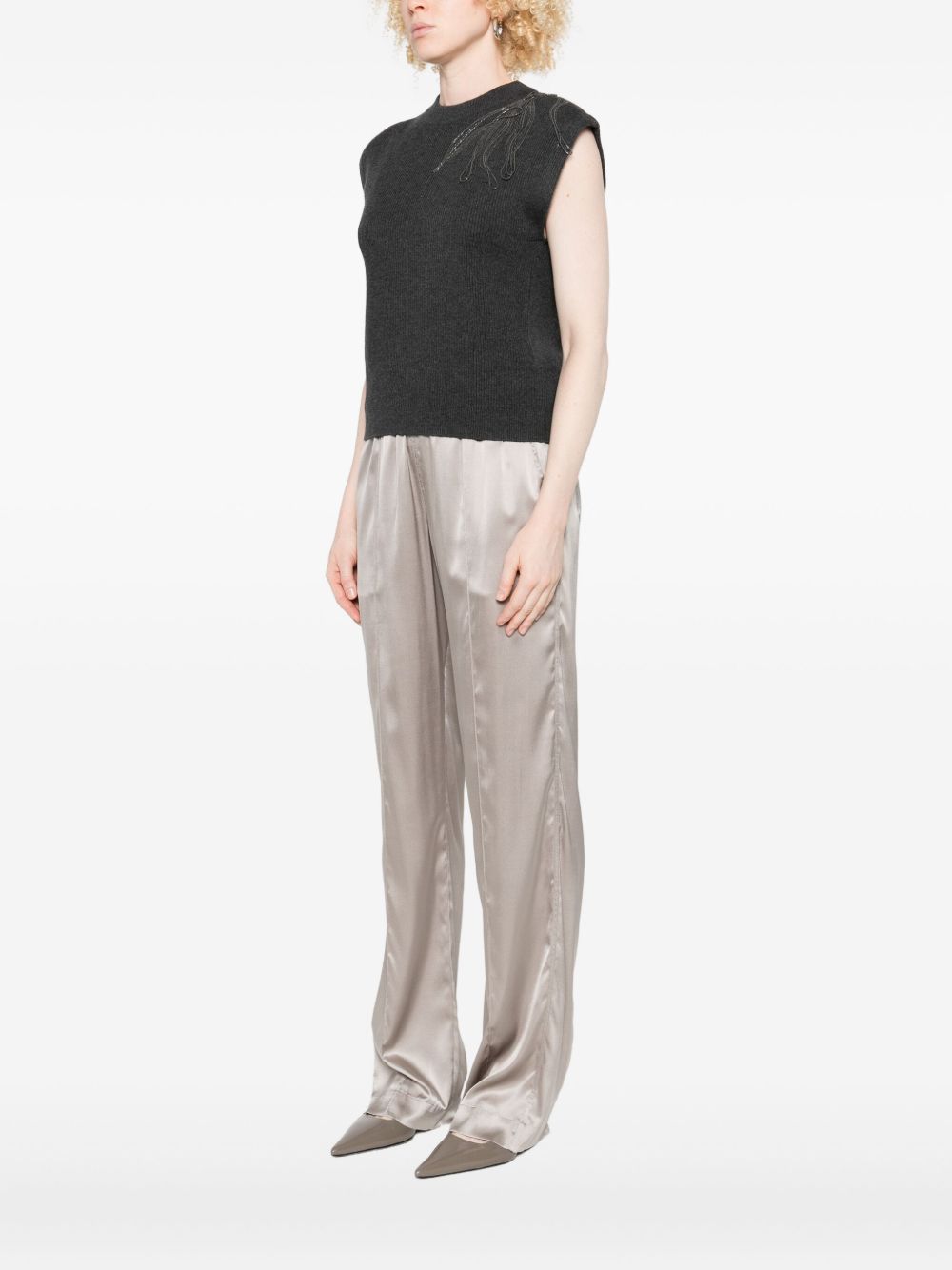 Brunello Cucinelli Cashmere Tank Top - Image 2
