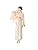 LoveRich 1253 Full Lace Fluffy Organza Belt Long Yukata Style Luxurious Oiran Kimono Dress Cosplay Event Halloween Cabaret Dress