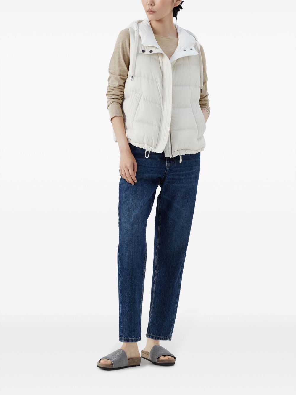 Brunello Cucinelli Cashmere And Silk Seater - Image 2