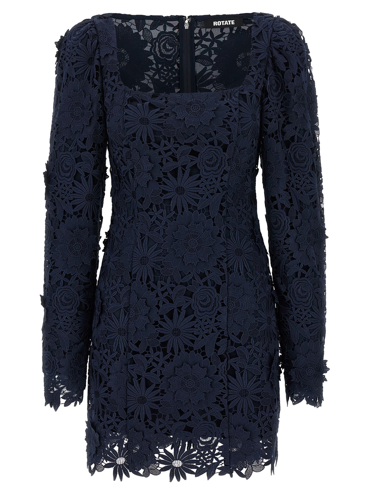 Rotate Rotate Birger Christensen '3 D Lace LS Mini'ドレス - Image 2